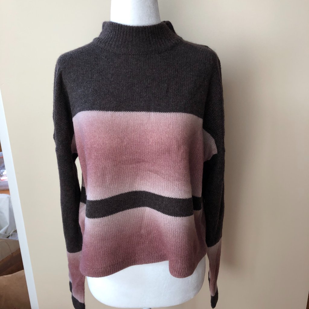 Ella Stripe Cashmere Sweater From 360 Cashmere